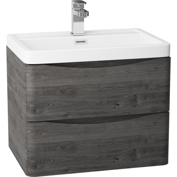 17 Stories 60 cm Wandmontierter Waschtisch Palethorp | Wayfair.de